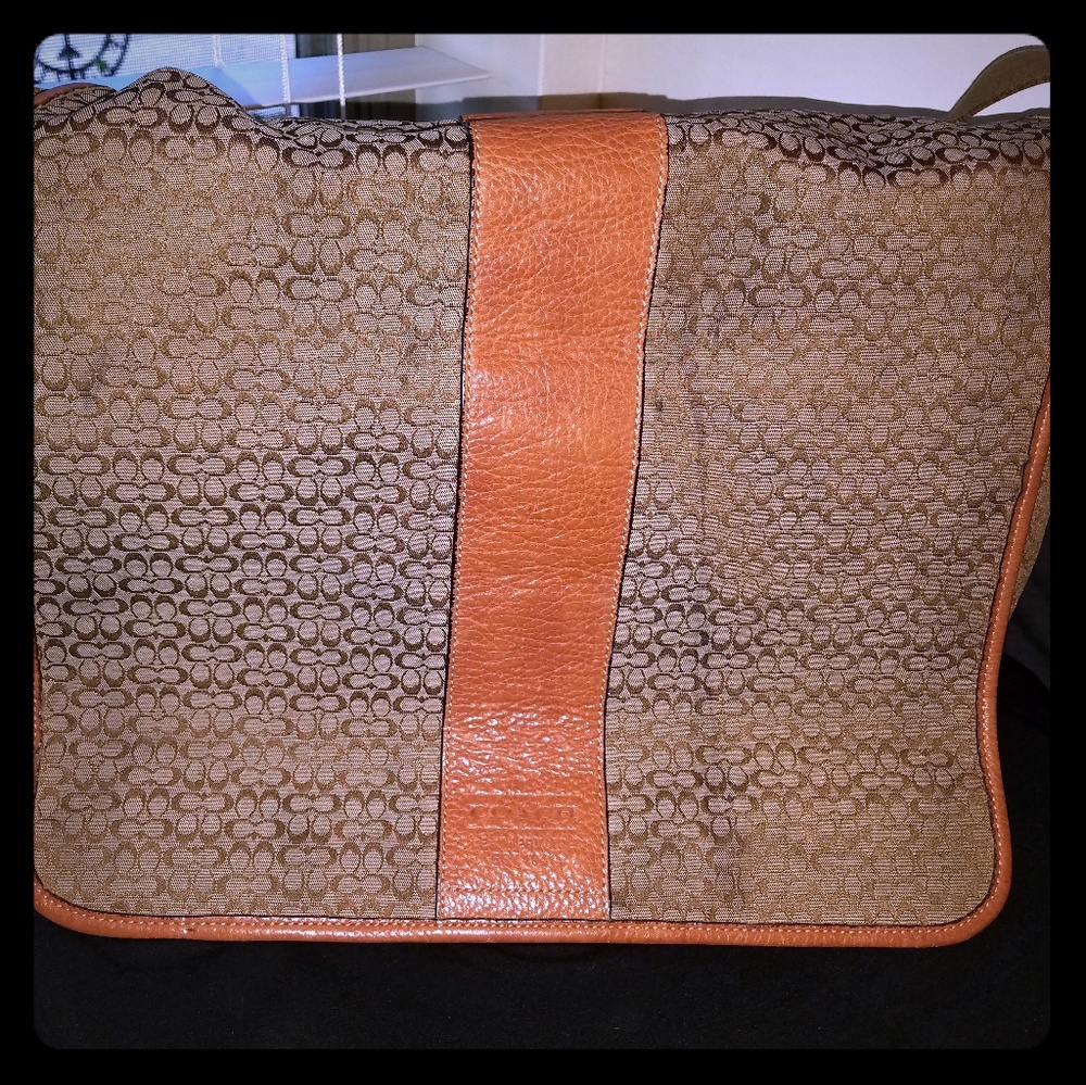 EUC Coach Signature Laptop bag